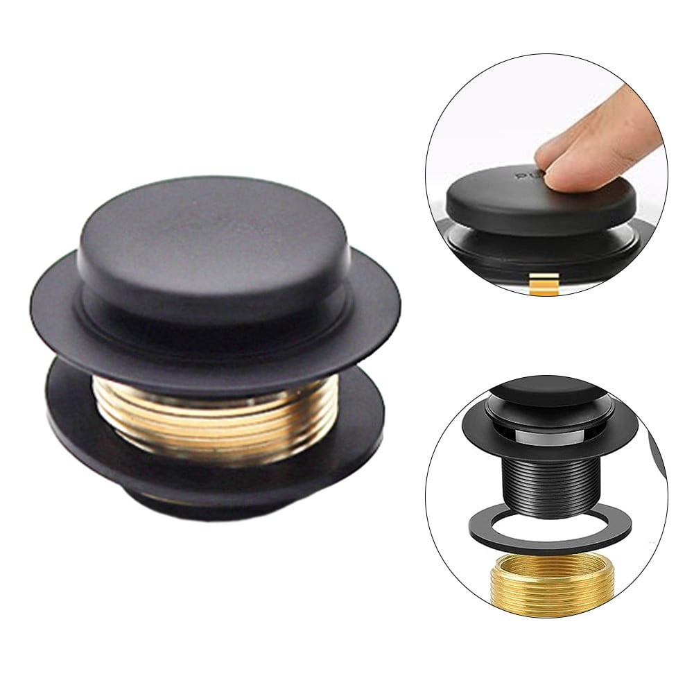 Matte Black Tub Drain Overflow Kit Bathtub Drain Replacement - Walmart.com