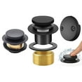 Matte Black Tub Drain Overflow Kit Bathtub Drain Replacement
