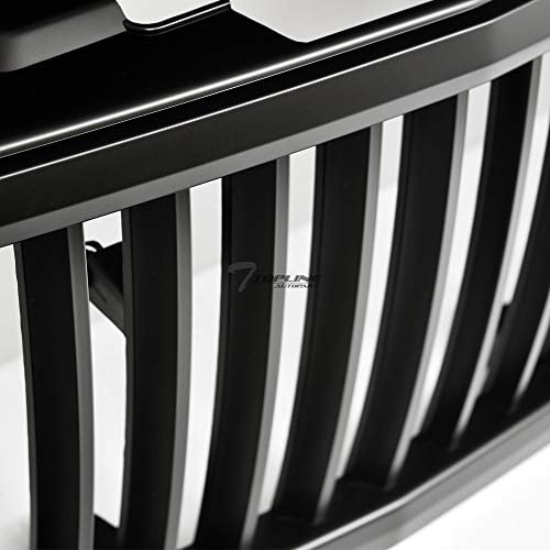 Matte Black Vertical Front Hood Bumper Grill Grille Guard ABS ...
