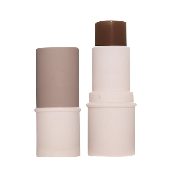 Matte Blush Stick Cream Contouring Highlighter, Multifunctional Pearlescent Makeup for Lips and Cheeks, Solid Blush Stick for Natural Definition and Glow