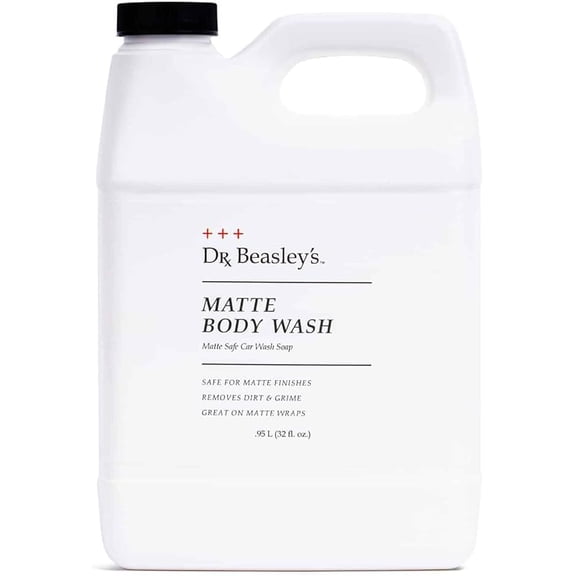 Matte Body Wash - 32 oz. Premium Matte Car Wash Soap, pH Balanced, Readily Biodegradable