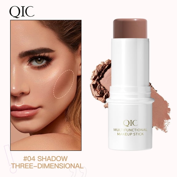 Matte Bronzer Contour Stick, Waterproof Face Shaping Makeup, Long-Lasting Shadow Stick for All Skin Tones