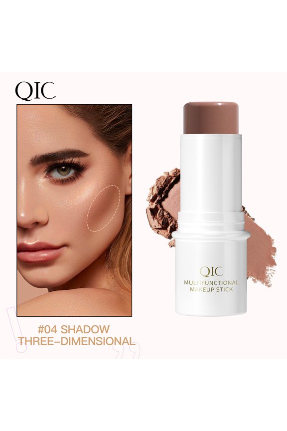 Matte Bronzer Contour Stick, Waterproof Face Shaping Makeup, Long-Lasting Shadow Stick for All Skin Tones