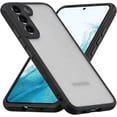 thumbnail image 1 of Matte Case Compatible with Samsung Galaxy S22 Case,Slim Translucent Frosted Case Cover Hard PC Back Military Drop Protection Phone Case Skin-Friendly Case for Girls&Boys,Black, 1 of 8