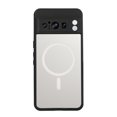 thumbnail image 1 of Matte Case for Google Pixel 8 Pro, Magnetic Design Case Compatible with MagSafe, Frosted Shockproof Non-Slip Military Grade Protection Phone Cover for Google Pixel 8 Pro, Clear, 1 of 7