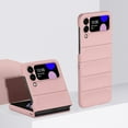 thumbnail image 1 of Matte Case for Samsung Galaxy Z Flip 3, Luxury Ultra Slim Frosted PC Back with Shock-Absorbing Drop Protective Anti-falling Phone Case Cover for Samsung Galaxy Z Flip 3 5G, Pink, 1 of 9