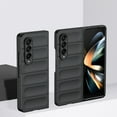 thumbnail image 1 of Matte Case for Samsung Galaxy Z Fold 4, Luxury Ultra Slim Frosted PC Back with Shock-Absorbing Drop Protective Anti-falling Phone Case Cover for Samsung Galaxy Z Fold 4 5G, Black, 1 of 10