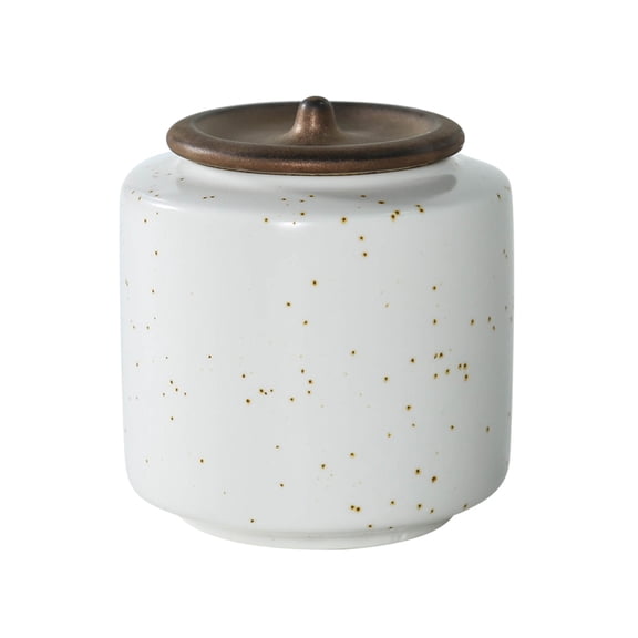 Matte Ceramic Tea Storage Containers Kitchen Food Storage Jar, Coffee Canister with Lid, Cookie Candy Jar Loose Tea Storage for Kitchen and Home,700ML