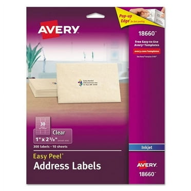 Avery Address Labels With Sure Feed Technology - 750 Inkjet & 2000 Laser Labels For Easy Mailing