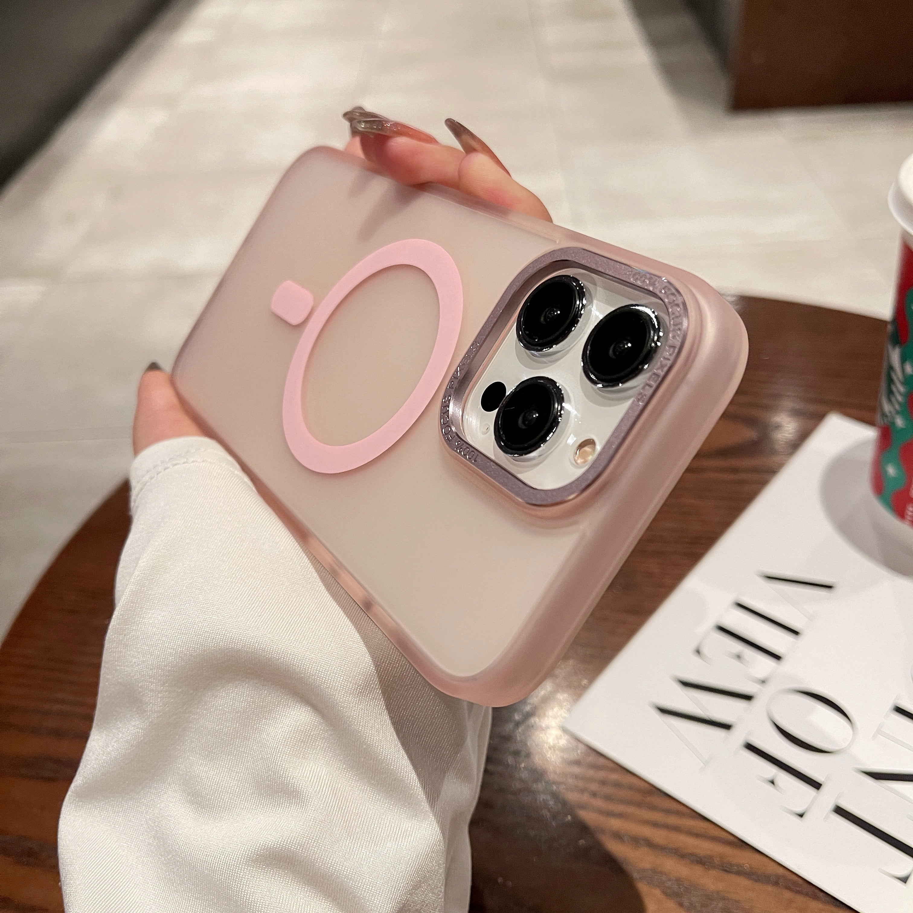 Matte Clear Phone Case for iPhone 13 Pro Max 6.7 inch - Compatible