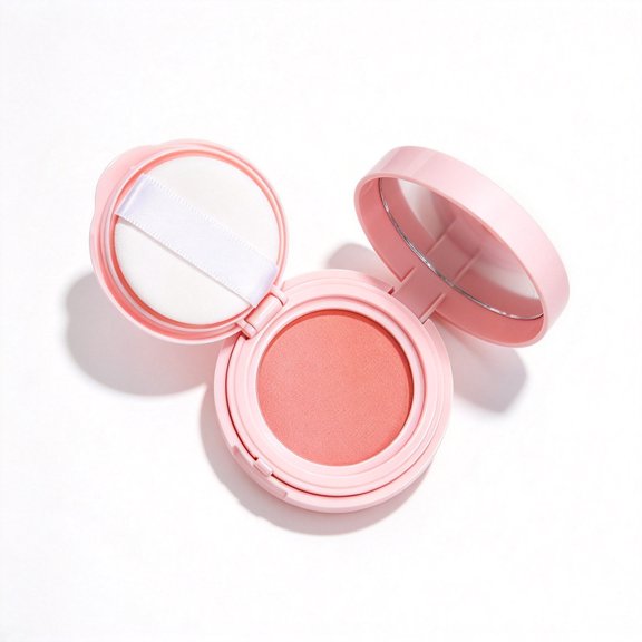 Matte Cream Blush Mud,Lip and Cheek Tint, Monochrome Cheek Makeup,Multi Use Lip And Cheek Makeup, 0.10oz