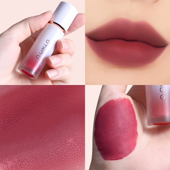 Matte Cream Velvet Lip Mud - Shade 11# Raspberry Bean Paste - 1 Tube, New Christmas Matte Nourishing Lipstick Velvet Lipstick Long Lasting Lip GLōss 2G, Easter, St. Patrick'S Day, Makeup Organizers