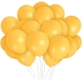 thumbnail image 1 of Matte Dark Yellow Balloons - 12 Inch Latex Balloons - 72 Pack, 1 of 8