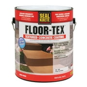 قاعدة صبغة عميقة غير لامعة، طلاء خرساني محكم غير قابل للانزلاق من مادة Seal-Krete Floor-Tex، سعة 1 جالون، عبوة من 4 قطع