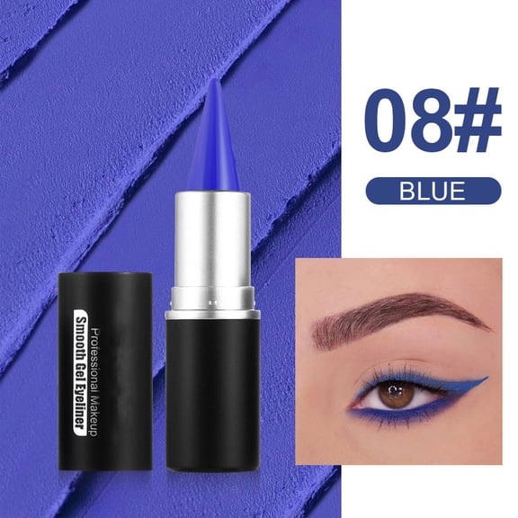 Matte Eyeliner Pen, Waterproof Eyeliner Gel, Long-Lasting Smudge Proof Eye Makeup, Quick Drying Thin Tip Precision Design