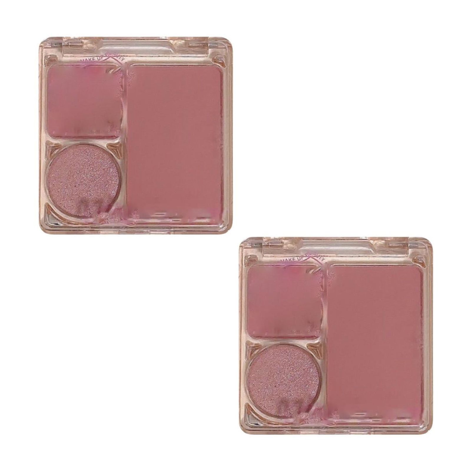 Matte Eyeshadow Palette, Tri Color Eye Shadow Tray Is Small Exquisite