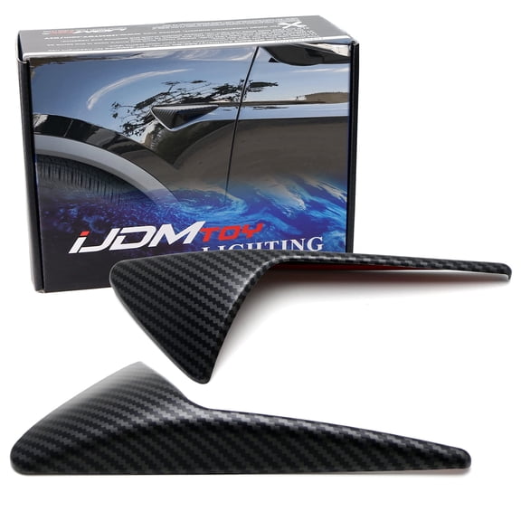 Matte Finish Black Carbon Fiber Style Side Marker Decoration Cover Trims For Tesla Model 3 S X Y Autopilot 2.0 Side Marker/Camera