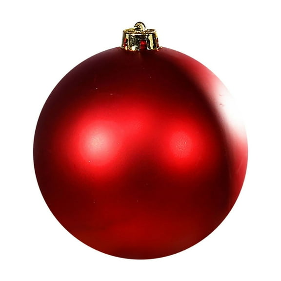 Matte Finish Christmas Ball Ornament for Tree Decorations Holiday Window Displays and Festive Home Accents Shatterproof Plastic for Safe and Easy Holiday Decorating