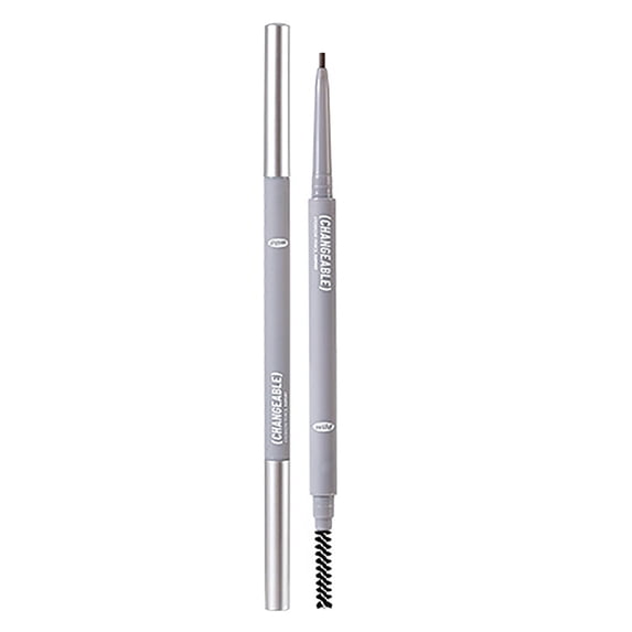 Matte Finish Eyebrow Pencil, 1.2mm Fine Tip for Precise Brow Definition, Waterproof and Smudge Proof Brow Pen, Easy Application Brow Pencil with Built-in Spoolie, Natural Looking Brow Filler Pencil