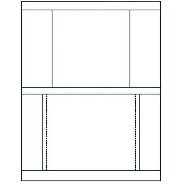 Matte Finish Front & Back Jewel Case Inserts (Stomper Format) for