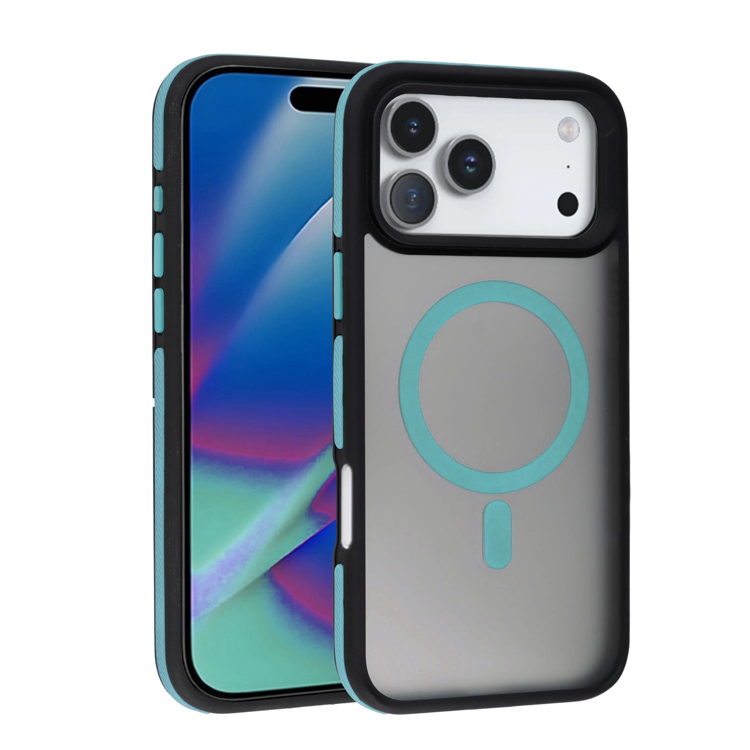 Matte Finish Magnetic Cover for iPhone 17 Pro Max - Blue
