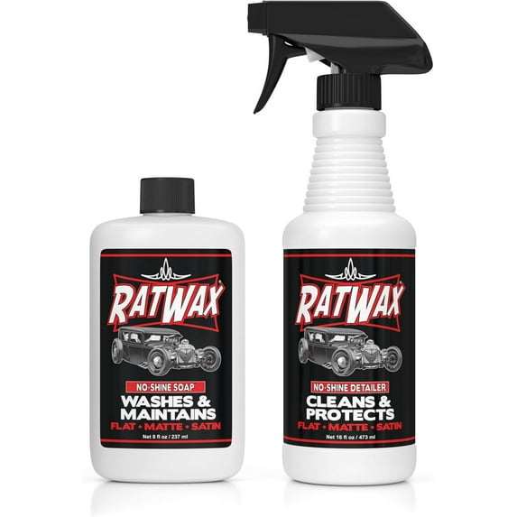 Matte Finish No Shine Detailer & Car Soap Kit