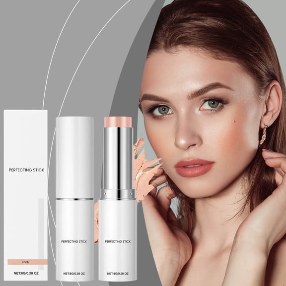 Matte Foundation Stick, Anti Wrinkle Foundation Stick, Skin Magnet High Coverage Foundation Stick, Hydrating Lightweight, Multi-Use Face Makeup Contour Stick for All Skin Types-Nude (Natural)