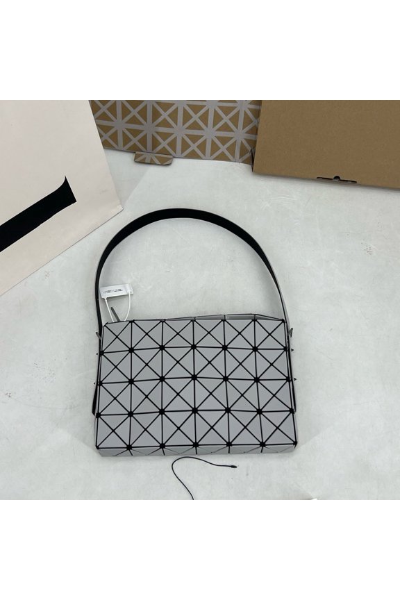 Matte Geometric 2-Way Rectangular Shoulder Bag with Adjustable Dual Straps