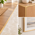 Matte Gold Molding Trim Peel and Stick, Flexible Mirror Border Design ...