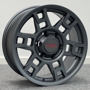 Matte Gunmetal Gray Toyota TRD Style Aluminum Wheel, 17 x 8 Inch Rim, 1 Piece