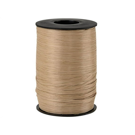Matte Kraft gift packaging Raffia Ribbon