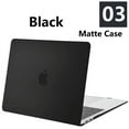thumbnail image 1 of Matte Laptop Case for Macbook Air 15.3 A2941 M2 Chip Protective Case for MacBook Pro 15 16.2 A2485 A2780 A2141 A1286 A1707 A1990 (Matte-Black,2019 Pro16 A2141), 1 of 7