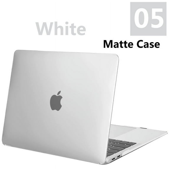 Matte Laptops Case for Macbook Pro 16.2 A2485 M2 M1 Chip Cover for MacBook Air 15.3 A2941 16 A1398 A1707 A1990 A1286 A2141 Fudan (Matte-White,Model A1707 A1990)