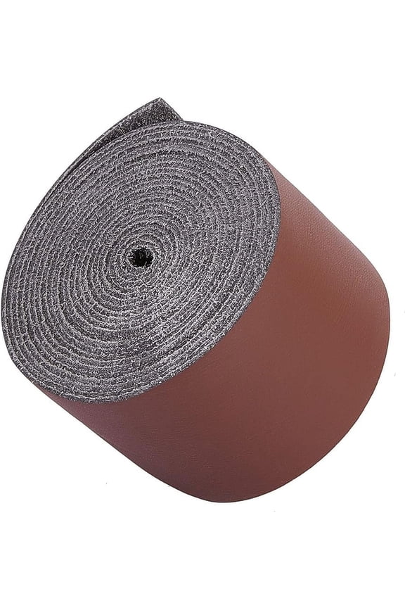 Matte Leather Strap 1.5 Inch Wide 79 Inch Long Saddle Brown Flat Leather Belt Strips for DIY Crafts Clothing Jewelry Wrapping Making Bag Furniture Handles Pet Collars Traction Ropes Belt