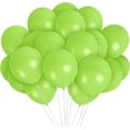 thumbnail image 1 of Matte Lime Green Balloons - 12 Inch Latex Balloons - 100 Pack, 1 of 8