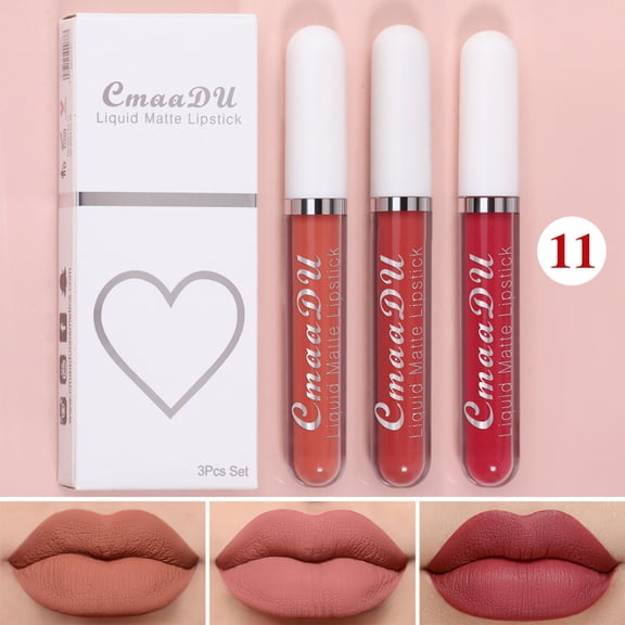 Matte Lip Glaze, Non-Stick Cup Lip Gloss, Long-Lasting Kiss-Proof Lip Shine, Pearl Sequins Packaging, Shiny Finish, Soft and Colorful Lips, Portable Size