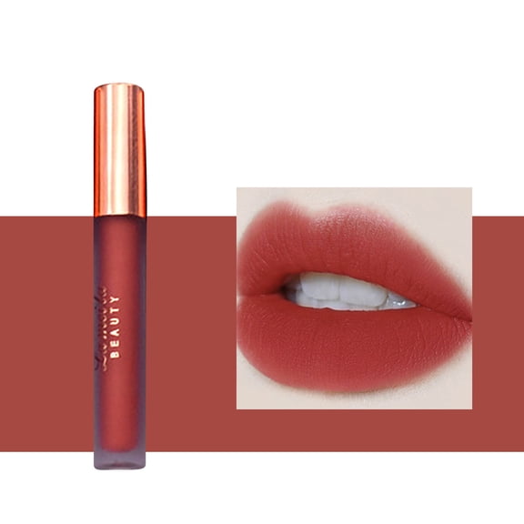 Matte Lip Glaze, Velvet Lipstick, Long-Lasting Kiss-Proof Lip Gloss, Pearl Sequins formula, Non-Drying, Shiny Finish, Smooth Application, Lightweight Makeup Accessory