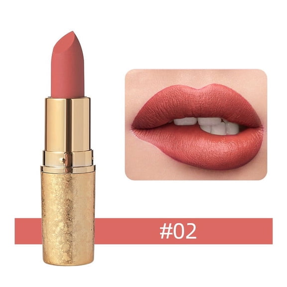 Matte Lip Gloss, Long Lasting Lipstick, Non Transfer Nude Lip Color, Safe Mineral Ingredients, Shiny Pearl Finish, Smooth Application, Durable Wear, Elegant Lip Makeup for All Seasons and Occasions