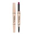 Matte Lip Liner & Lipstick Duo, 24H Longwear, DualEnded Pen for