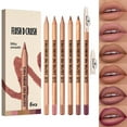 thumbnail image 1 of Matte Lip Liner Set, Long-Lasting Lip Makeup Kit, High Pigmentation Lipliner with Sharpener, Slim Soft Texture, Safe Non-Irritating formula, Versatile Use for Lips and Eyes, 1 of 5