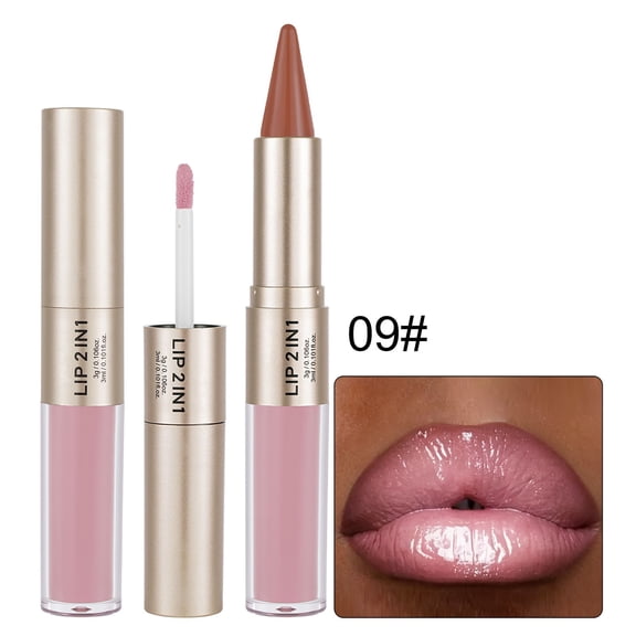 Matte Lip Makeup Duo, Precision Outline Pencil with Coordinating Fill Color, 0.1 + 0.1 fl oz