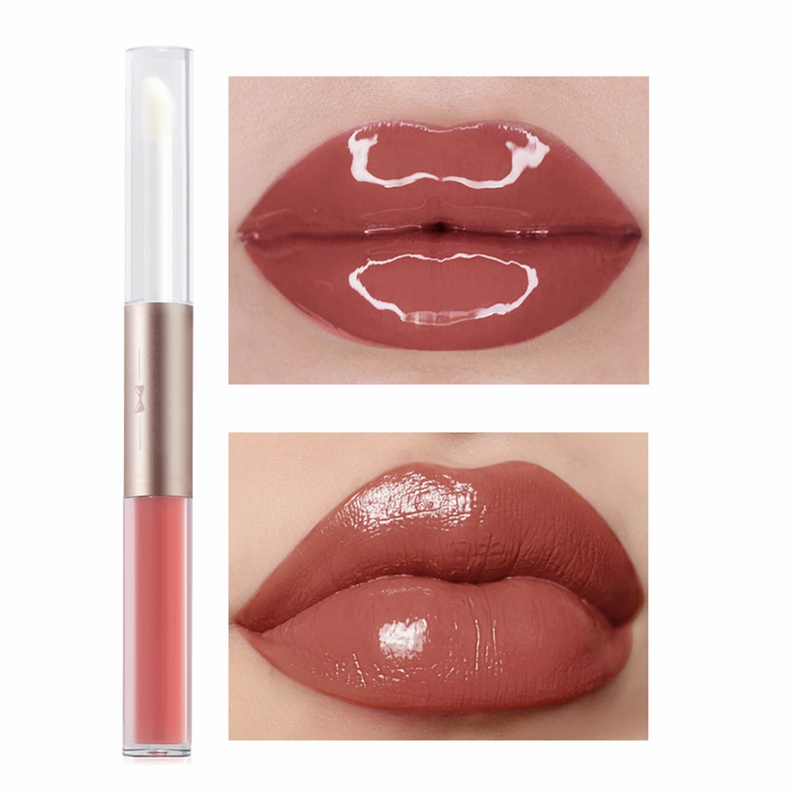 Matte Lipstick Creamy Formula Double Layer Non Stick Lip Gloss New