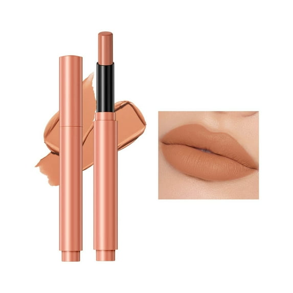 Matte Lipstick, Long Lasting Lip Gloss, Velvet Finish Lipstick for Soft Moisturized Lips, High Saturation Color, Smooth Glide Texture, Suitable for Party Casual Wedding Makeup, Lightweight formula