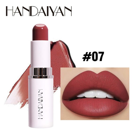 Matte Lipstick, Moisturizing Lipstick, Two In One Sandwich Lipstick Long Lasting Color, Smooth Application, Soft Texture, Suitable for All Seasons, Lightweight Creamy formula, Salon and Home Use