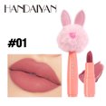 thumbnail image 1 of Matte Lipstick Set, Long Lasting Lipstick, Mini Rabbits Hair Velvet Non Stick Cup Lipstick, Moisturizing Satin Finish Lip Makeup Gift Set, 1 of 7