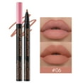 thumbnail image 1 of Matte Liquid Lip Liner, Waterproof Lip Pencil, Long Lasting Smoothed Matte Texture Lip Glaze, Easy Apply Non Fading Nude Lipstick for All Day Makeup, 1 of 5