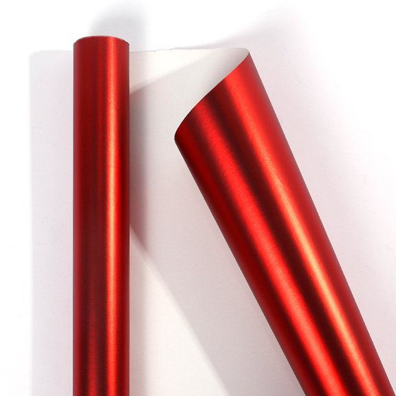 Matte Metal Wrapping Paper, Solid Color Paper,Gift Wrapping Paper,Perfect for Wedding,Valentine's Day,Birthday, Christmas,DIY Bouquet (17 Inches X 32.8 Feet)
