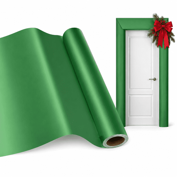 Matte Metallic Gift Wrapping Paper Roll, 43cm x 10m Pure Color Aluminum Foil Wrapping Paper, Premium Christmas Birthday Holiday Gift Wrap