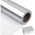 Colorful Sprinkle Paper Matte Metallic Silver Wrapping Paper, Solid Color Paper,Gift Wrapping ...