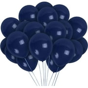 Matte Navy Blue Balloons - 10 Inch Latex Balloons - 72 Pack